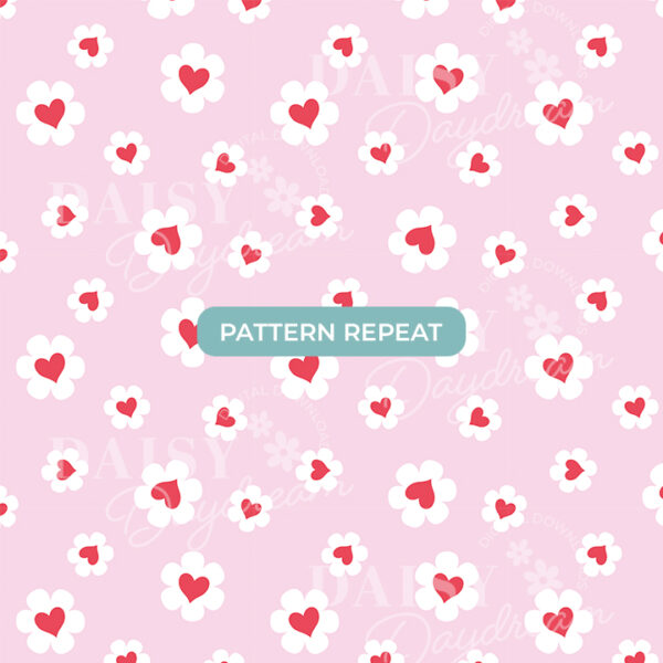 8 x Valentines Pink Girly Patterns - Image 6
